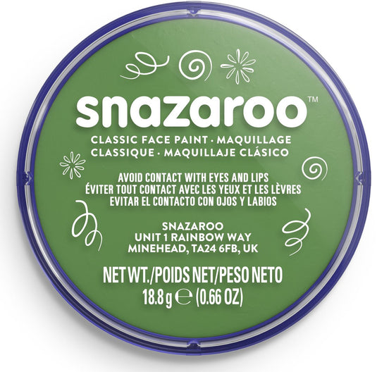 Snazaroo 1118477 - grass green - 18ml aqua schmink kinderschmink voor kinderen en volwassenen
