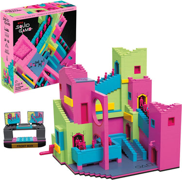 Mattel squid game mega construction set squid game staircase construction kits