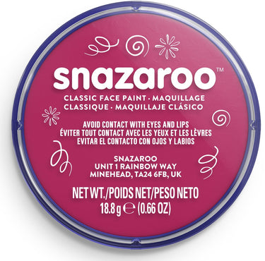 Snazaroo 1118599 - fuchsia pink - 18ml aqua schmink kinderschmink voor kinderen en volwassenen