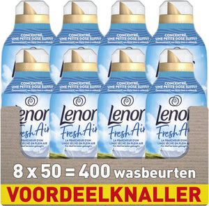 Lenor fresh air wasverzachter - zomerbriesje aan zee - 8 x 50 wasbeurten