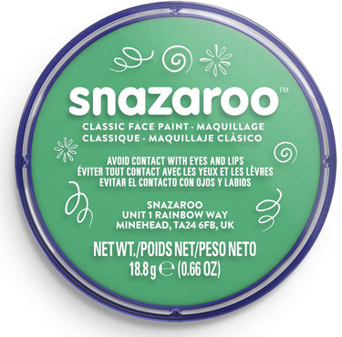 Snazaroo 1118444 - bright green - 18ml aqua schmink kinderschmink voor kinderen en volwassenen