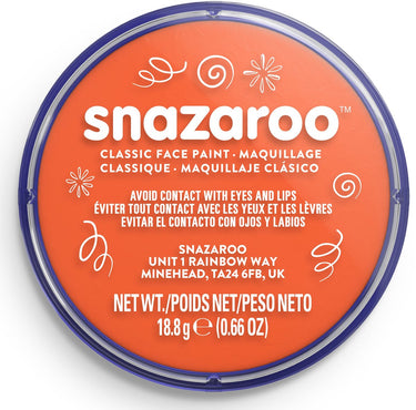Snazaroo 1118553 - orange - 18ml aqua schmink kinderschmink voor kinderen en volwassenen