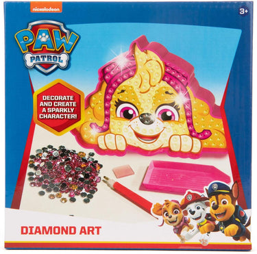 Sambro diamond painting knutselset paw patrol skye - creatief speelgoed.