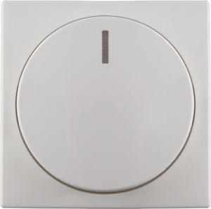 Busch-jaeger bal centraalplaat polar wit knop dimmer