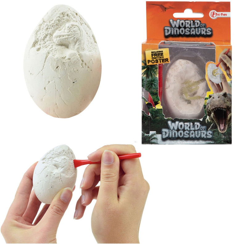 Load image into Gallery viewer, Toi-toys world of dinosaurs uitgraafset dino ei
