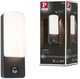 Paulmann led-wandarmatuur voor buiten bonnie schemergestuurde bewegingsmelder (ir) ip44 93x263 mm 3000k 8,5w 560lm 230v antraciet aluminium