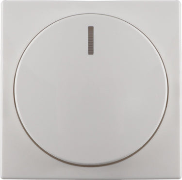 Busch-jaeger bal centraalplaat polar wit knop dimmer