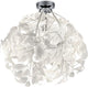 Rl live your light reality leavy - plafondlamp - chroom - excl. 1x e27 8,5 w - osram lichtbron - verlichting omhoog en omlaag - niet dimbaar