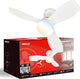 Briloner lufito - plafondventilator met verlichting - led plafondlamp met ventilator - ventilator lamp zomer- en wintermodus - dimbaar - cct - ø60 - wit