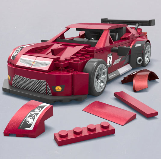 Mega showcase hot wheels cadillac ats-v r - constructiespeelgoed