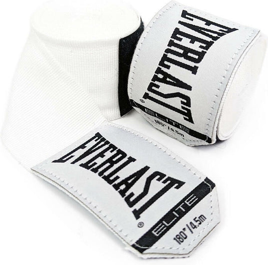 Everlast elite handwraps white 457cm - standaard