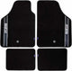 Sparco automatten universeel set van 4 - stof - zwart