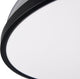 Rl live your light reality kasfjord - ventilator - zwart mat - incl. 1x smd 30 - licht apart schakelbaar - afstandsbediening - geintegreerde dimmer - traploos instelbare lichtkleur - plafondbevestiging - timer - zomer- en wintermodus - 6 snelheidsniveaus