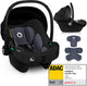Lionelo astrid i-size autostoel – adac 5-sterren – 40-87 cm – rwf – memory foam – verstelbare hoofdsteun (7 cm) – holmbergs gordels – compatibel met isofix-base kinderwagen – i-size norm – licht veilig