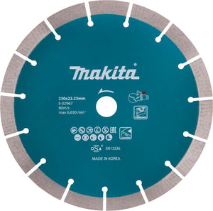 Makita diamantschijf 230x22,23x2,4mm segment