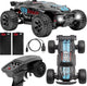 Overmax x-stable rc auto rc car – 35 km h – 4x4 monster truck – 1:10 – metalen aandrijving – olie-schokdempers – dubbele led verlichting – 2 accu’s (tot 40 min rijtijd) – instelbare besturing – actieve rem – offroad terrein model - bestuurbare auto