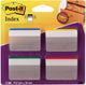 Post-it ® index strong - voor hangmappen - blauw, groen, rood, geel