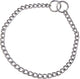 Hs sprenger dog collar silver 2,5 mm links twisted (50 cm)