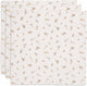 Jollein - hydrofiele doek small 70x70cm - spuugdoekjes - zacht katoen - 3 stuks - riverside