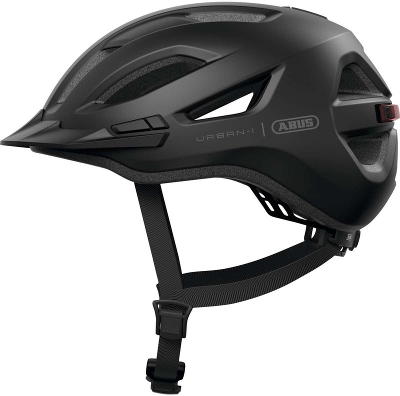 Load image into Gallery viewer, Abus fietshelm urban-i 4.0 velvet black l - 57-61 cm - zwart - geschikt voor gebruik op elektrische fietsen - stadsfietsen - 290 g
