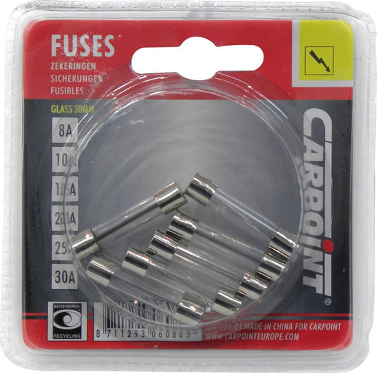 Carpoint glaszekering assortiment 6-stuks