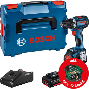 Bosch gsr 18v-90 c - accuschroefboormachine - 2x 18v 5.0ah accu's