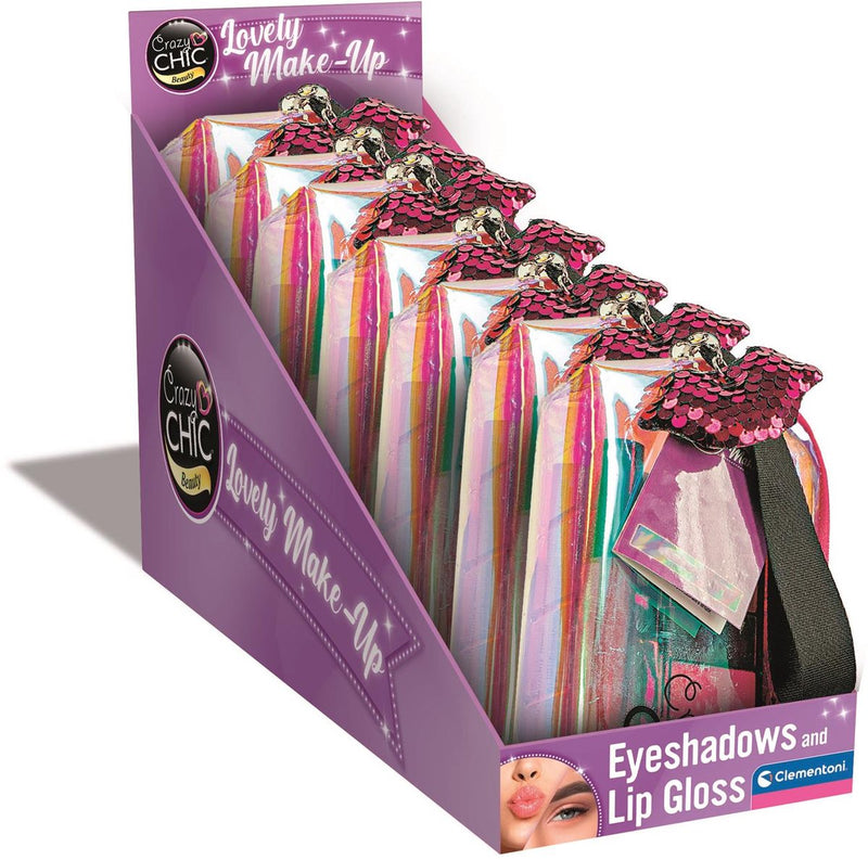 Load image into Gallery viewer, Clementoni crazy chic make-up tas lip met make-up
