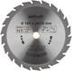 Wolfcraft - cirkelzaagblad 184x16mm - 22 tanden - zaagblad voor cirkelzaag - serie groen - 6373000