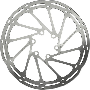 Sram centerline rounded remschijf eendelig, zilver diameter 200mm