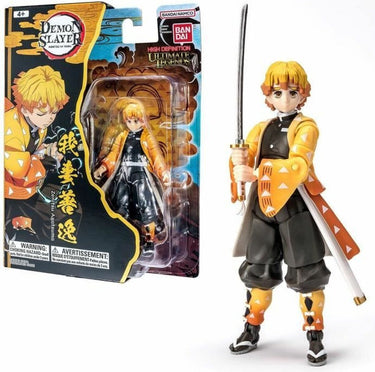 Bandai - ultimate legends hd - demon slayer actiefiguur 12 cm - zenitsu agatsuma - officieel gelicenseerde demon slayer - zenitsu actiefiguur - speelgoed kinderen 4+ - ve88962