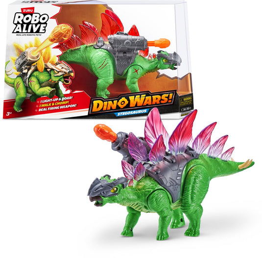 Robo alive dino wars stegosaurus van zuru