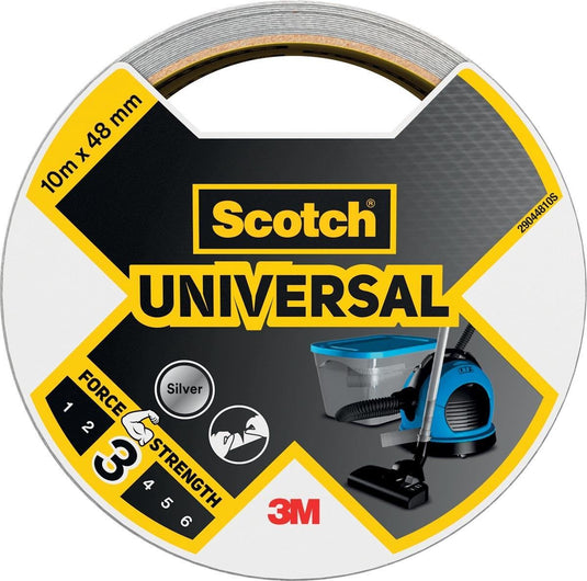 Scotch ducttape universal | ft 48 mm x 10 m | zilver