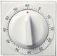 Westmark timer, mechanisch, voor 60 min, retro-look, kunststof, retro, wit zwart, 10982260