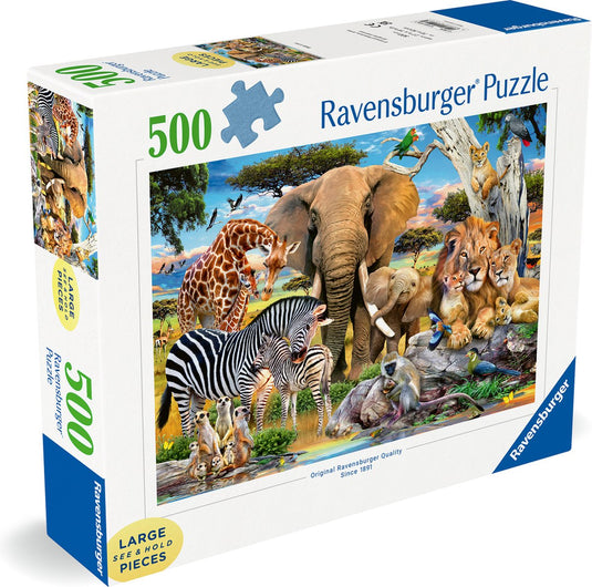 Ravensburger puzzel baby love - legpuzzel - 500 large format stukjes