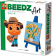 Ses creative ses - beedz art - mini kunstenaar vincent - met mini schildersezel - pvc vrij - 1600 strijkkralen met legbord