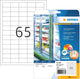 Herma vriezeretiketten 4388 wit