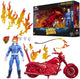 Hasbro ghost rider marvel legends action figure johnny blaze met motorcycle 15 cm action figuur
