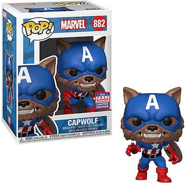 Funko marvel - pop n° 882 - capwolf - sdcc 2021 n summer convention exclusive le