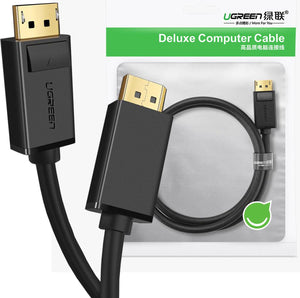 Ugreen displayport naar hdmi kabel - 4k 30hz - 1.5m - zwart - 32 awg