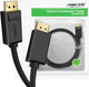 Ugreen displayport naar hdmi kabel - 4k 30hz - 1.5m - zwart - 32 awg