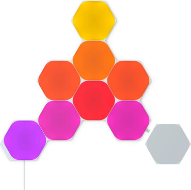 Nanoleaf shapes hexagons starterkit - slimme verlichting - 9 led rgb panelen - siri, google, alexa