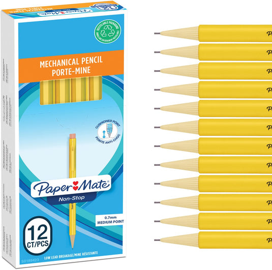 Paper mate non-stop vulpotloden | 0,7 mm | hb