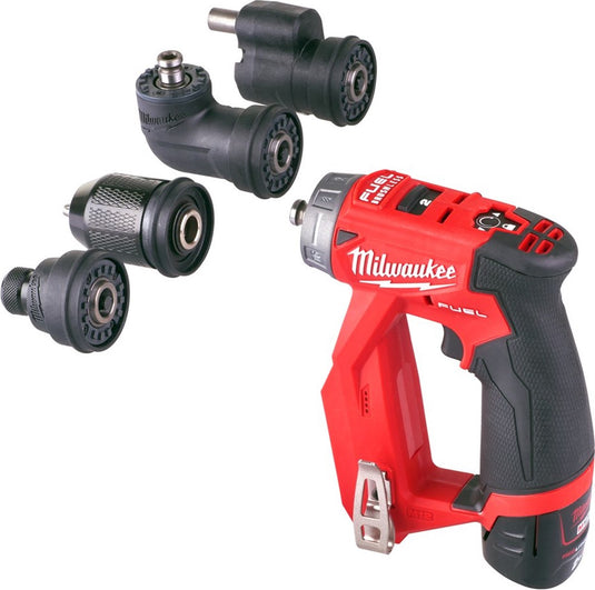 Milwaukee m12 fddxkit-202x 12v li-ion accu boor- schroefmachine set (2x 2.0ah accu) in hd-box - 34nm