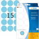 Merkloos sans marque herma 2273 univers.etik. blauw ø32mm 32 vel 480 st.