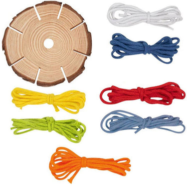Goki houten vlecht disc armbanden maken knutselset