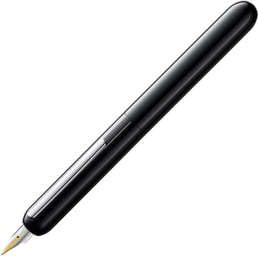 Lamy dialog 3 vulpen 074 - fascinerende vulpen in glanzend zwarte lak met draaimechanisme en volledig intrekbare, gedeeltelijk platina vergulde 14-karaats gouden penpunt - penpunt maat m