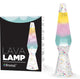 I-total lavalamp - lava lamp - sfeerlamp - 40x9.2 cm - glas aluminium - 30w - bubbles - xl1780