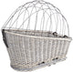 Trixie - fietsmand - bagagedrager - met rooster - grijs - 55x35x49 cm