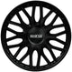 Sparco wieldoppen roma - 15-inch - zwart - set van 4 stuks