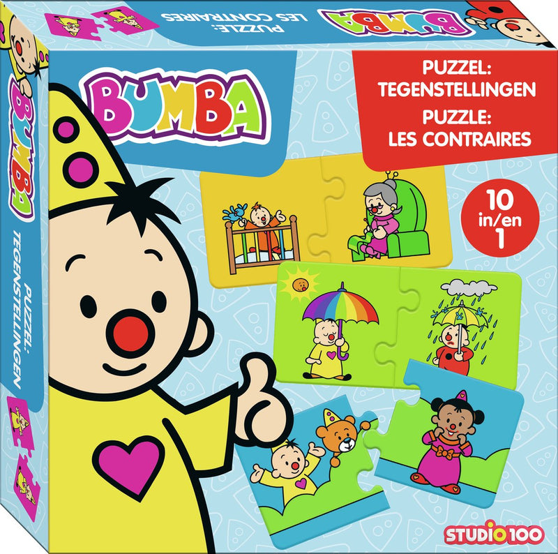 Load image into Gallery viewer, Bumba puzzel 10 in 1 - tegenstellingen - 10 puzzels van 2 stuks
